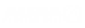 Das AURA Logo in klein und weiß