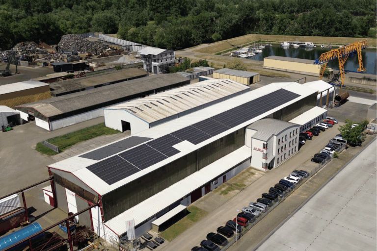 Drohnenbild des Hauptquartiers